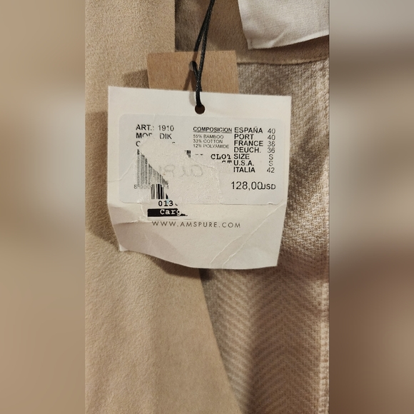 AMS Pure Jacket SS23 1910, Size Small, NWT MSRP $318 - Picture 6 of 13